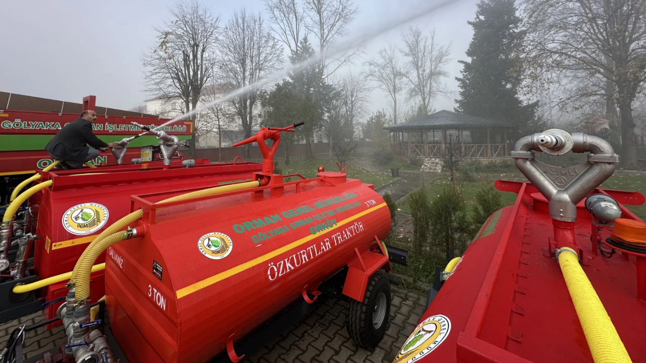 Gölyaka’da Hibe Destekli Su Püskürtme Tankeri Teslim Töreni Yapıldı