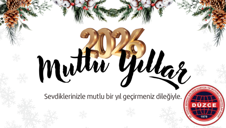 KAMYONCULAR KOOP YILBAŞI REKLAM MESAJI