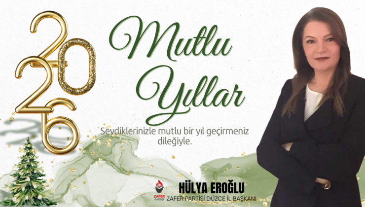 HÜLYA EROĞLU YILBAŞI REKLAM MESAJI