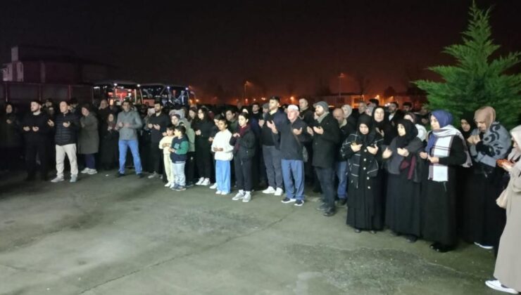 Düzce’den Umre Kafilesi Dualarla Uğurlandı