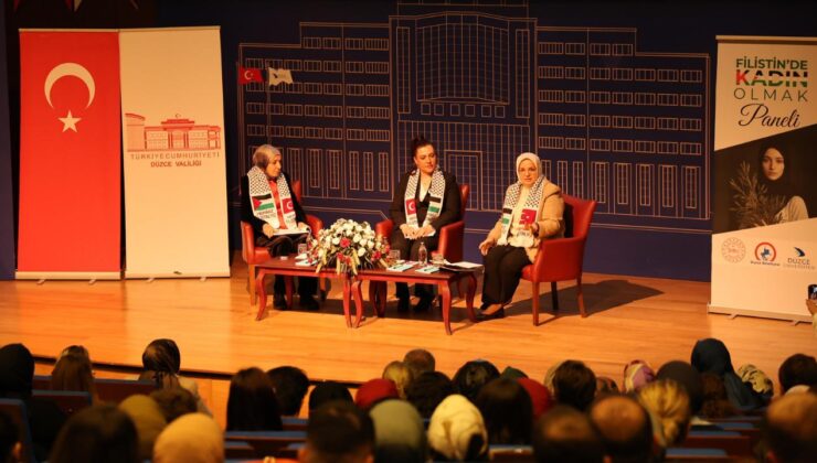 “Filistin’de Kadın Olmak” Paneli Düzce Üniversitesi’nde Gerçekleştirildi