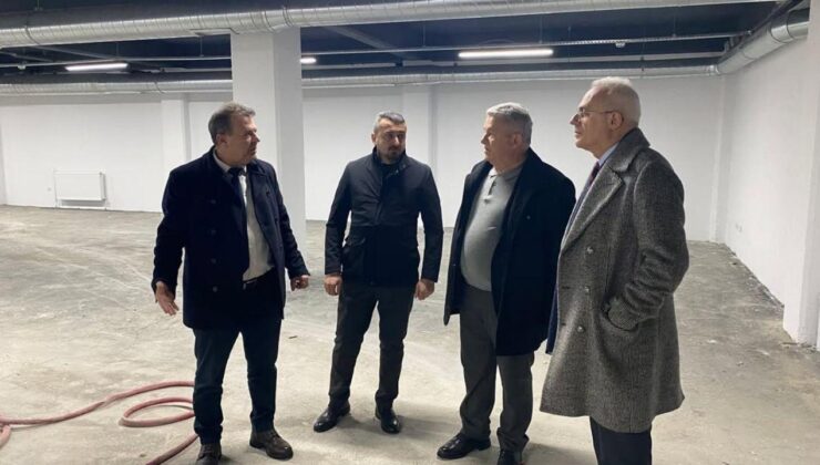 Kaynaşlı’ya Spor Yatırımı Hız Kesmiyor: Yapımı Süren Spor Salonu Yerinde İncelendi