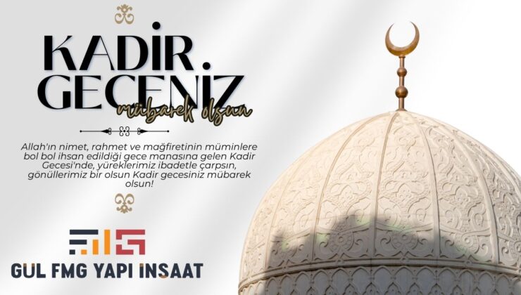 FMG YAPI KADİR GECESİ REKLAM İLANI