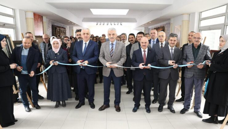 Düzce’de “Sanatın Diliyle Değerlerimiz” Sergisi Ziyarete Açıldı