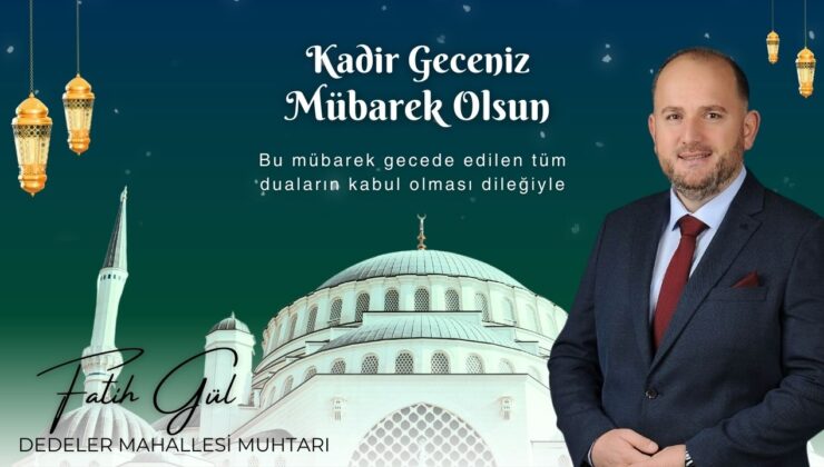 FATİH GÜL KADİR GECESİ REKLAM İLANI