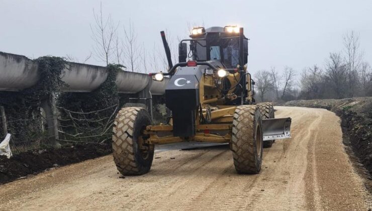 Düzce Merkez’de Şaziye–Bostanlık Yolunda Bakım Çalışmaları Tamamlandı