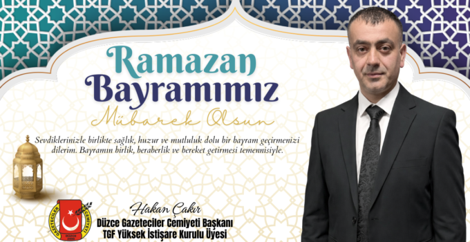 HAKAN ÇAKIR RAMAZAN BAYRAMI REKLAM İLANI