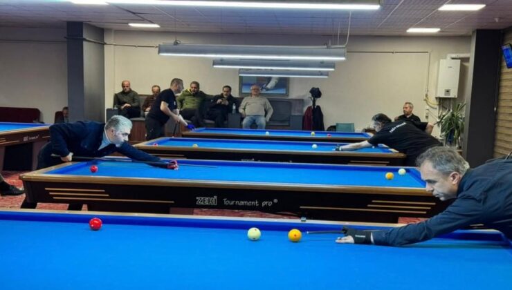 3 Bant Bilardo Kulüpler Arası Yerel Lig Müsabakaları Düzce’de Devam Ediyor