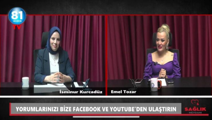 81 Düzce TV Sağlık Meydanı Programında Psikolog İsminur Kurcadüz Stres, Kaygı ve Öfkeyi Anlattı