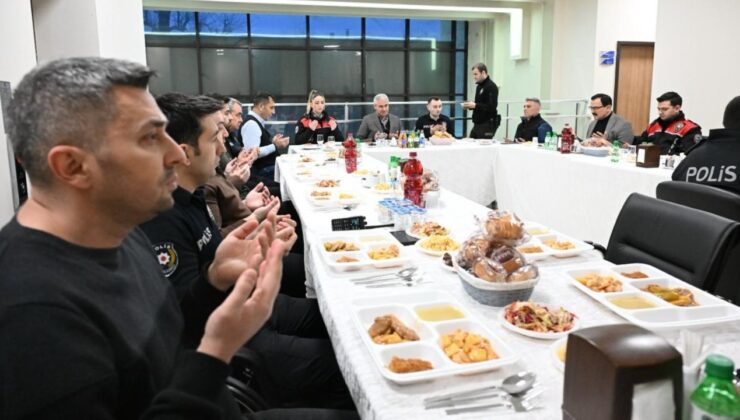 Düzce Emniyet Mensupları İftar Sofrasında Buluştu