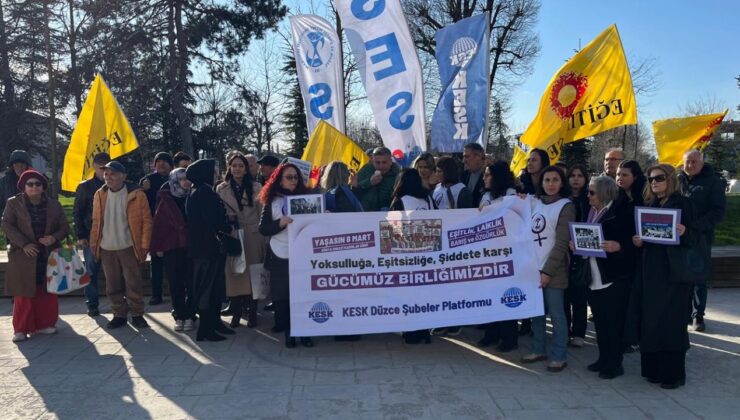 KESK Düzce’den 8 Mart Mesajı: “Barış, Laiklik ve Özgürlük Mücadelesini Büyütüyoruz”