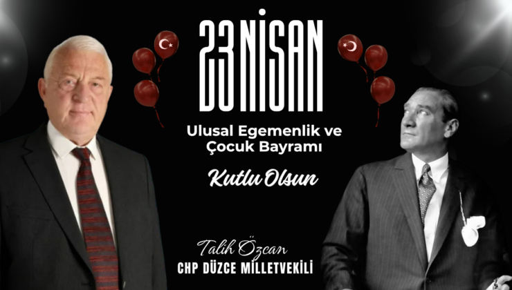 TALİH ÖZCAN 23 NİSAN REKLAM MESAJI