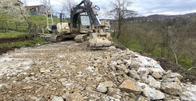 Kaynaşlı Tavak Köyü’nde Heyelan Islahı Tamamlandı