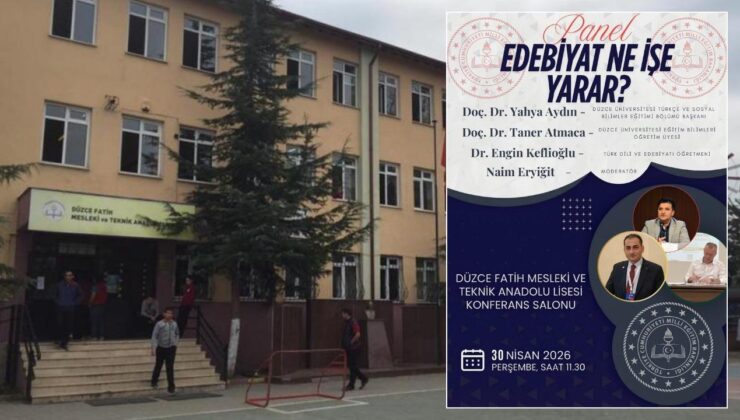 Düzce’de “Edebiyat Ne İşe Yarar?” Paneli Düzenleniyor