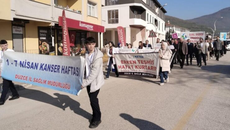 Çilimli’de Sağlık İçin Adım: Farkındalık Yürüyüşü Yoğun İlgi Gördü