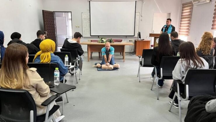 İlk Yardım Farkındalık Eğitimi Yoğun Katılımla Gerçekleştirildi