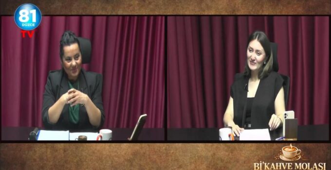 81 Düzce TV’de Bi’ Kahve Molası Programında Sağlık Sektöründen Şiire Uzanan Bir Yolculuk Anlatıldı