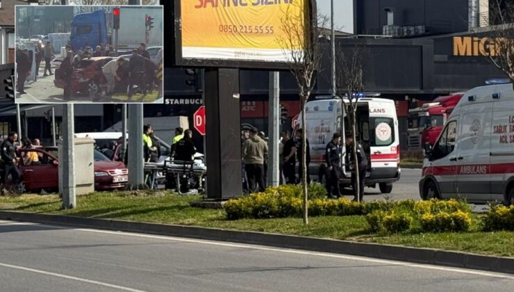 Olimpiyat Kavşağı’nda Kaza: 1 Kişi Yaralandı