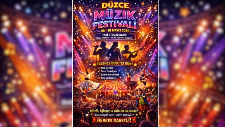 Düzce’de Bahar Coşkusu: Müzik Festivali Başlıyor