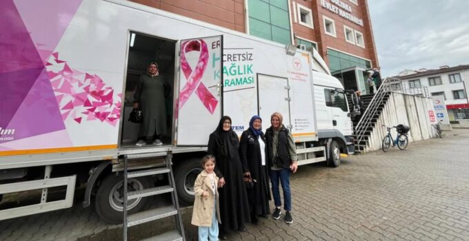 Mobil Kanser Tarama Tırı Gölyaka’da Hizmete Başladı