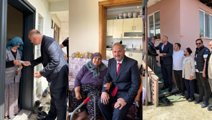 Dedeler Mahallesi’nde Bir Çiçekle Gelen Mutluluk: Anneler Unutulmadı