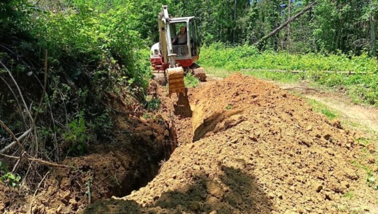 Yıldıztepe Köyü’nde İçme Suyu Hattı Çalışmalarında Sona Yaklaşıldı