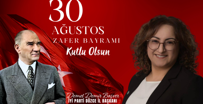 DEMET DEMİR BOŞVER 30 AĞUSTOS İLANI